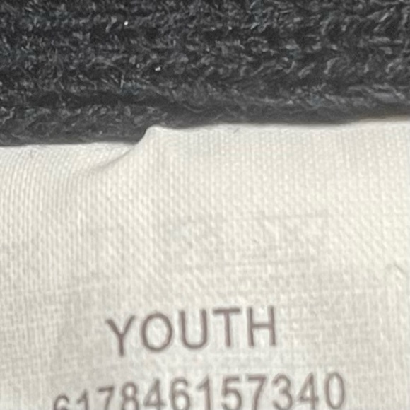 Nike Boys Reversible Winter Hat and Glove Set Gray and Black - NWT- Size Youth - Picture 7 of 9